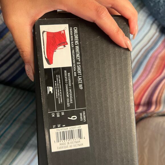 Sorel Whitney II Short Lace WP Children Snow Boots Size 5 - Picture 3 of 4